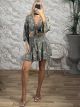 Silk Boho Mini Skirt Set-2021/N19