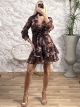 Mini Muslin Multi Dress-3108/Chocolat