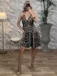 Mini Silk Openback Dress-Cracks-2514/N3