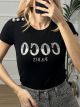 Strass T-shirt COCO/Black