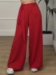 Crep Wide Pants/Red