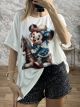 Minnie Cowgirl T-Shirt/White