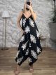 Butterfly Jumpsuit-1208/Black&White