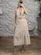 Kippur Belt Skirt-1696/Beige