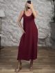 Light Summer Dress/Burgundy