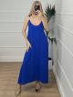 Chain Maxi Dress/Blue Royal
