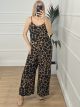 Animal Jumpsuit/Giraffe Beige