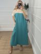 Midi Net Dress-8273/Petrol