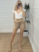 Boho Shorts-26425/Beige