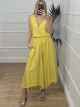 Viscose Buttons Summer Set/Yellow