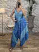 Silk Asymmetrical Jumpsuit-1208/N1