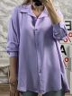 Oversized Super Soft Shirt/Lilac