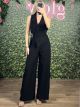 Vest BeltBuckle Jumpsuit/Black