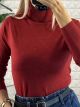 Viscose TurtleNeck Top-505/Red