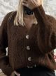 Lacelike Cardigan/Chocolat