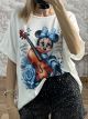 Minnie & Violin T-Shirt/White