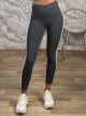 Cotton Leggings Stripes/Grey