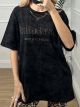 Oversized Necklace T-shirt/Black