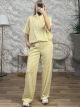 Leo Track Top Viscose Set/Yellow