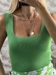 Knitted Top A/Dark Green