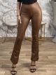 Leather Cabbana Pants-240/Camel