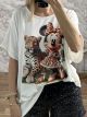 Minnie & Tiger T-Shirt/White
