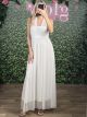 Tulle Maxi Dress/White