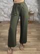 Wide Pants Sizes-140/Khaki