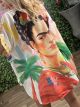 Linen Multi Print Shirt/Frida Kahlo