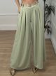 Wide Leg Pleated Pants/Mint