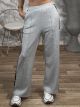 Sweatpants Velvet Sequin Stripe/Grey