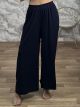 Highwaist SoftRip Pants-82773/Navy Blue