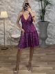 Mini Silk Openback Dress-Cracks-2514/N4