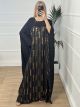 Maxi Oversized Sequins Dress/Black