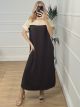 Midi Net Dress-8273/Chocolat