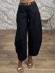 Barrel Belt Pants-14344/Black