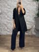 Soft Suede Coat-5006/Black
