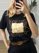 T-shirt Leopard C'EST LA VIE/Black