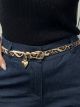 Pants Belt/Leopard Heart