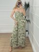 GLOW Viscose Drawstring Dress