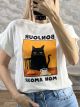 Bonjour Mon Amour ShortSleeves T-Shirt-4305/White