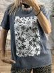 Stamp T-shirt-0800/Palms