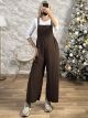 Cord Overalls Set/Chocolat