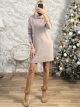 Mini Knitted Dress-M10/Beige