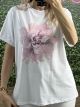 WOW Strassed Flower T-Shirt/Pink