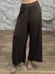 Highwaist SoftRip Pants-82773/Chocolat
