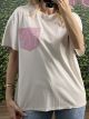 Strassed Pocket T-Shirt/Biege