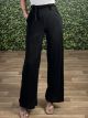 Highwaist Pleated Pants/Black