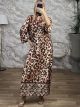 Tunic Satin Dress/Chocolat