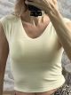 Sleeveless Mono Viscose Top/Yellow